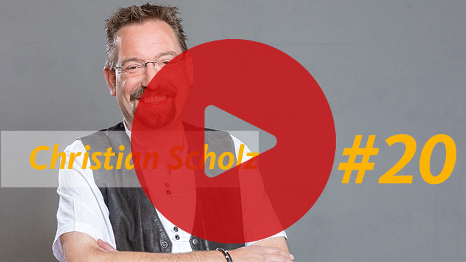 Christian Scholz im Interview auf YouTube