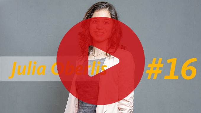 Julia Oberlis im Interview auf YouTube
